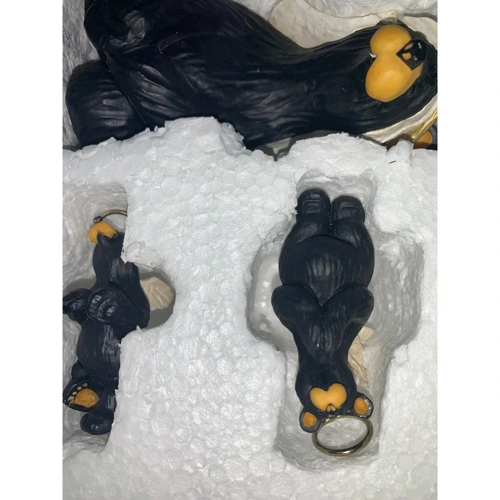 Big Sky Carvers Beartivity Black Bear Nativity Set 50410 Rustic Christmas Decor